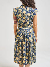 Load image into Gallery viewer, Lucille Dress - Navy Floral