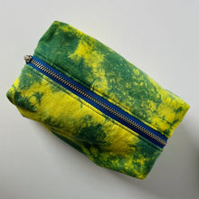 Load image into Gallery viewer, Botanically Dyed Boxy Toiletry Bag