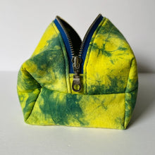 Load image into Gallery viewer, Botanically Dyed Boxy Toiletry Bag