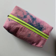 Load image into Gallery viewer, Botanically Dyed Boxy Toiletry Bag