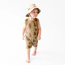 Load image into Gallery viewer, Printed Organic Tank Romper