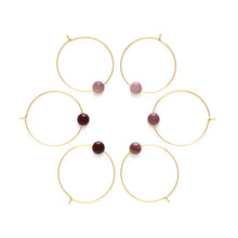 Load image into Gallery viewer, Maukaite Jasper Hoops