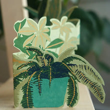 Load image into Gallery viewer, Plant Pot Concertina Greeting Card