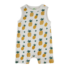Load image into Gallery viewer, Printed Organic Tank Romper