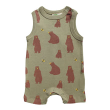 Load image into Gallery viewer, Printed Organic Tank Romper