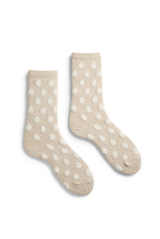 Load image into Gallery viewer, Wool Cashmere Crew Women's Socks - Classic Dot