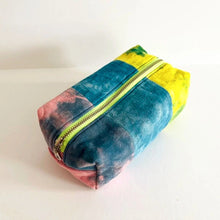 Load image into Gallery viewer, Botanically Dyed Boxy Toiletry Bag