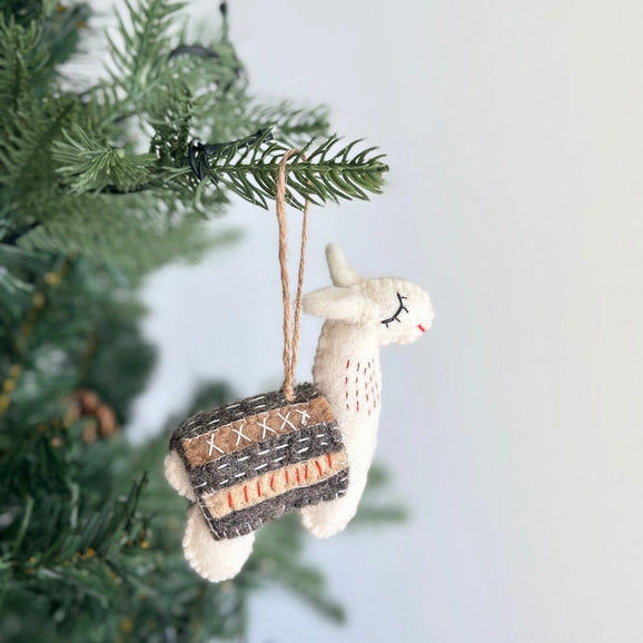 Llama Ornament Zinnia Textiles Nelson