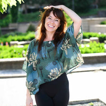 Load image into Gallery viewer, Lotus Garden Crop Top
