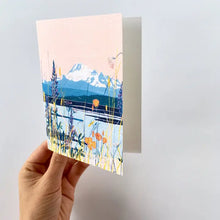 Load image into Gallery viewer, Wildflower Mountain Card