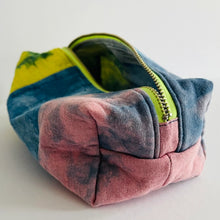 Load image into Gallery viewer, Botanically Dyed Boxy Toiletry Bag