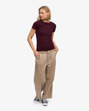 Load image into Gallery viewer, Women's Organic Rib Short Sleeve T-shirt