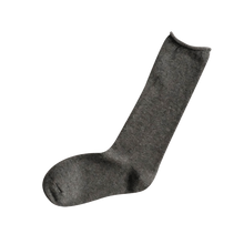 Load image into Gallery viewer, Nishiguchi Kutsushita, Cotton, Cashmere, Made in Japan, Ethically Produced, Socks, Cozy, Charcoal, Grey