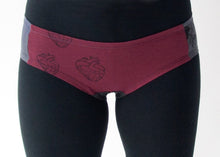 Load image into Gallery viewer, Bamboo/Cotton/Lycra Jersey, Made in Canada, Hand Screen Printed, Ethically Produced, Sustainable Fashion, Underwear, One of a Kind