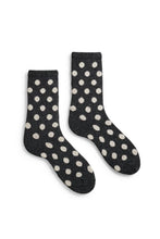 Load image into Gallery viewer, Wool Cashmere Crew Women's Socks - Classic Dot