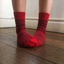 Load image into Gallery viewer, Wool Jacquard Socks