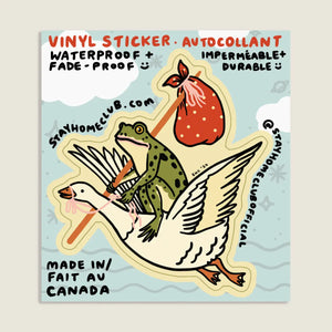 Goose Ride Sticker