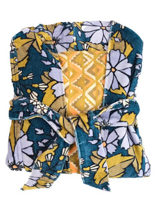 Handker Reversible Velvet Robe