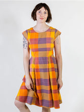 Load image into Gallery viewer, Devonshire Dress - Sunset Plaid