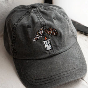 Embroidered Dad Hat - Fatal Attraction Moths