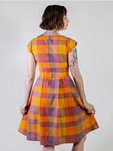 Load image into Gallery viewer, Devonshire Dress - Sunset Plaid