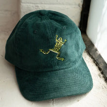 Load image into Gallery viewer, Embroidered Corduroy Dad Hat - Leap Frog