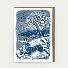 Load image into Gallery viewer, Leaping Deer Greeting Card
