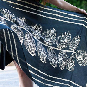Cotton Silk Scarf - Jungle