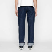 Load image into Gallery viewer, Men's Pleated Trousers - Vertical  Slub Denim