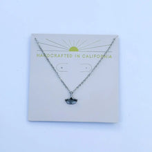 Load image into Gallery viewer, Silver Ginkgo Leaf Charm Necklace