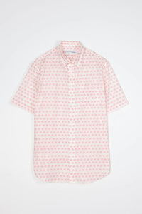 Japanese Pink Elephant Print Shirt