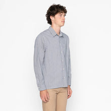 Load image into Gallery viewer, Men's True Shirt Organic Hickory Indigo