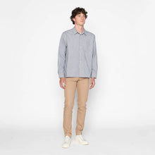 Load image into Gallery viewer, Men's True Shirt Organic Hickory Indigo