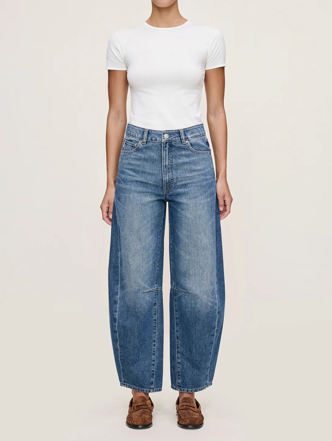 Miro Rigid Barrel High Rise Jeans - North Port