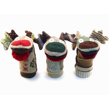 Load image into Gallery viewer, Reclaimed Wool Hand Puppets