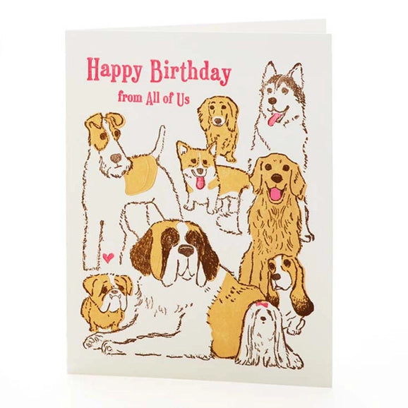 Dogs Birthday Card