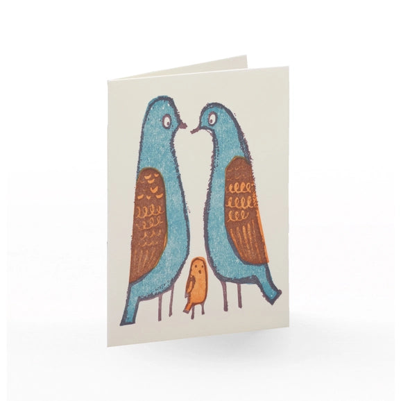 Mini Three Birds Card