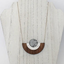 Load image into Gallery viewer, Frankie Necklace - Walnut &amp; Granite