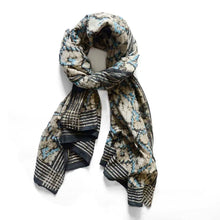 Load image into Gallery viewer, Hand Printed Scarf/Wrap - Adoba