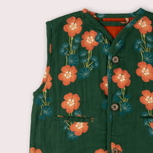 Load image into Gallery viewer, Orange Blooms Spring Gilet
