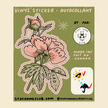 Load image into Gallery viewer, Too Bad Peonies Sticker