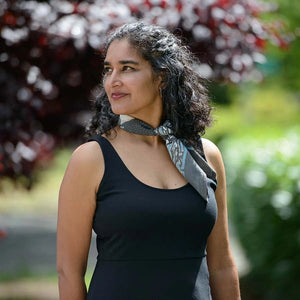 Square Block Print Bandana  - Chaand