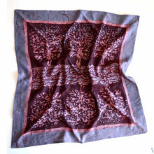 Load image into Gallery viewer, Square Block Print Bandana  - Reflections