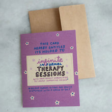 Load image into Gallery viewer, Infinite Therapy Punch-Out Novelty Card