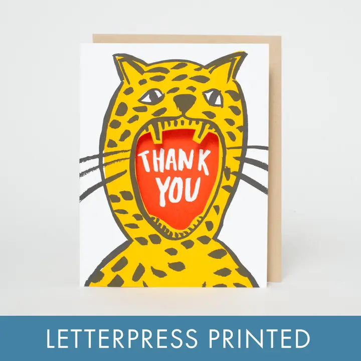 Thank You Cheetah Card