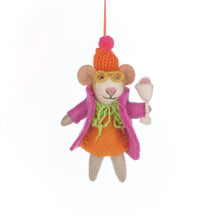 Load image into Gallery viewer, Margie the Merry Mouse Christmas Decoration