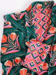 Handker Reversible Velvet Robe