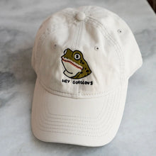 Load image into Gallery viewer, Embroidered Dad Hat - Hey Gorgeous Frog