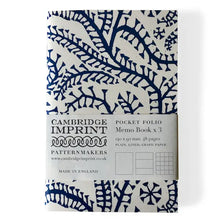 Load image into Gallery viewer, 3 Assorted Pocket Memo Books