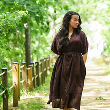Load image into Gallery viewer, Luxurious Block Print Kaftan Dress - Life